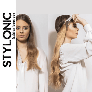 Stylonic Fashion Boutique Hair Extensions Halo Hair Extensions Wavy Halo Hair Extensions Wavy - Stylonic Fashion Boutique