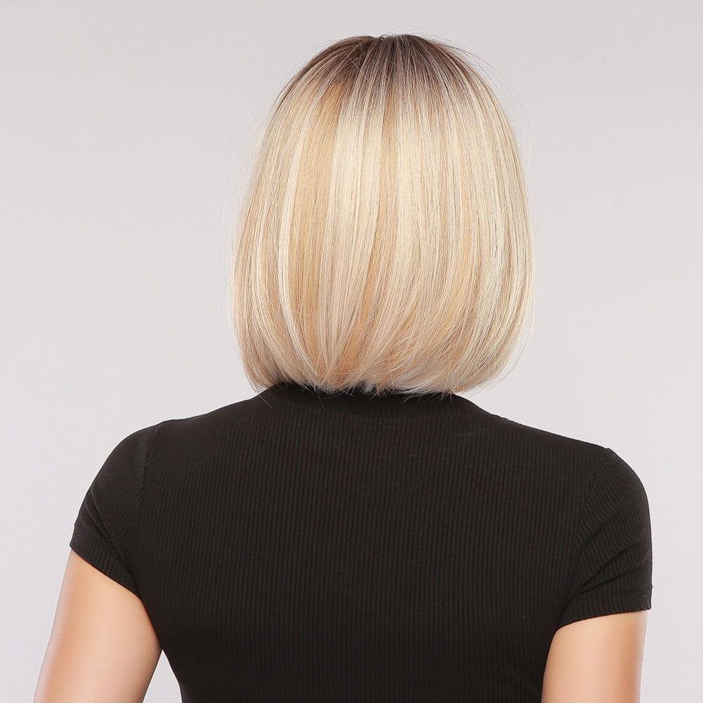 Honey blonde bob wig