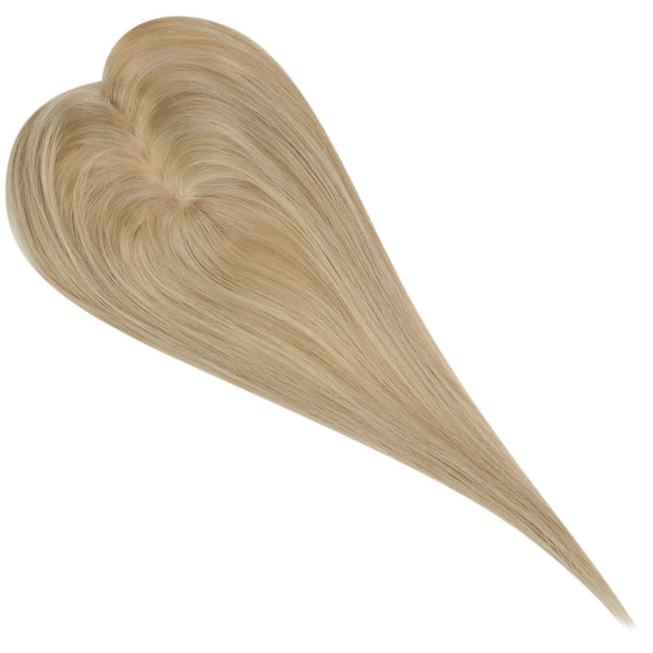 Dark Blonde Free Part Hair Topper