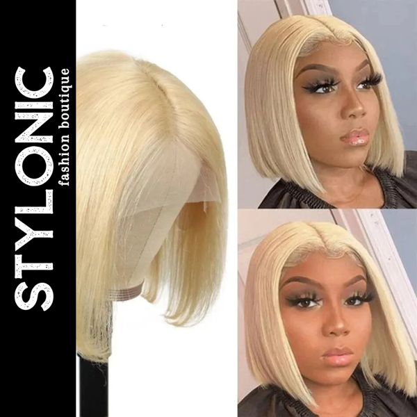 Stylonic Fashion Boutique Human Hair Wig Human Hair Wig Blonde Human Hair Wig Blonde - Stylonic Wigs