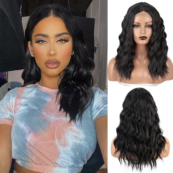 Stylonic Fashion Boutique Lace Front Synthetic Wig Lace Front Black Wig Wigs - Lace Front Black Wig | Stylonic Fashion Boutique