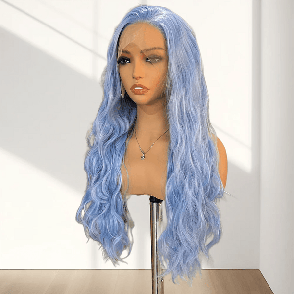 Long Blue Wig