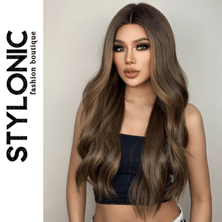 Stylonic Fashion Boutique Lace Front Synthetic Wig Lace Front Brown Wig Lace Front Brown Wig - Stylonic Fashion Boutique