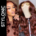 Stylonic Fashion Boutique Human Hair Wig Lace Wig Red Lace Wig Red - Stylonic Premium Wigs