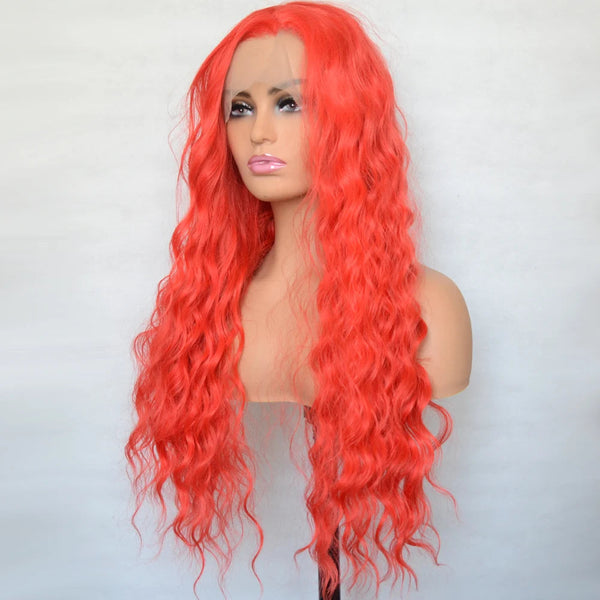 Stylonic Fashion Boutique 1 PC / 150% / CHINA | 22inches Lace Wigs Red