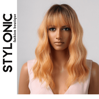 Stylonic Fashion Boutique Synthetic Wig Light Orange Wig Light Orange Wig - Stylonic Wigs