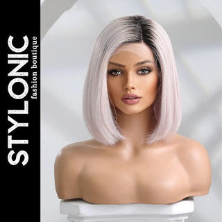 Stylonic Fashion Boutique 12 inch / Model Length Light Pink Lace Front Wigs Light Pink Lace Front Wigs - Stylonic Wigs