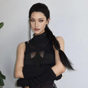 Stylonic Fashion Boutique Synthetic Wig WL1157-1 Long Black Braid Wig Long Black Braid Wig - Stylonic Premium Wigs