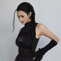 Stylonic Fashion Boutique Synthetic Wig WL1157-1 Long Black Braid Wig Long Black Braid Wig - Stylonic Premium Wigs