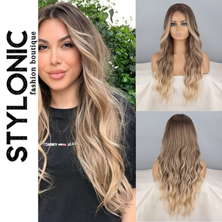 Stylonic Fashion Boutique Synthetic Wig Long Blonde Hair Wig Long Blonde Hair Wig - Stylonic Wigs