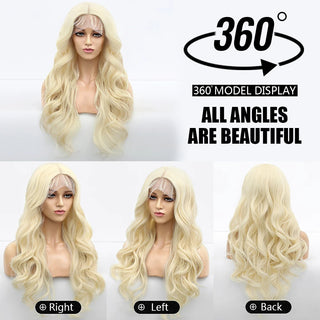 Stylonic Fashion Boutique Lace Front Synthetic Wig Long Blonde Wigs Long Blonde Wigs - Stylonic Wigs