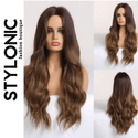 Stylonic Fashion Boutique Synthetic Wig Long Brown Wig Long Brown Wig - Stylonic Fashion Boutique