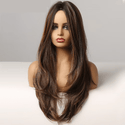 Stylonic Fashion Boutique Synthetic Wig Long Brown Wig with Low Lights Long Brown Wig - Katja | Stylonic Fashion Boutique