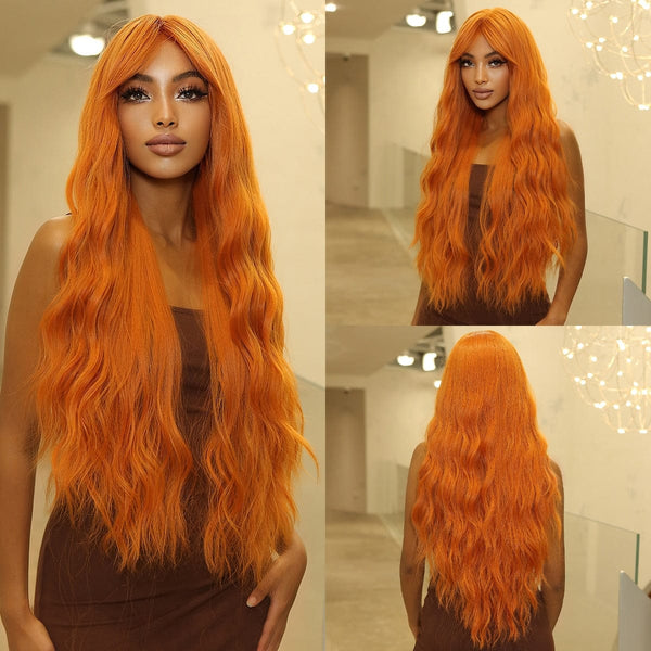 Stylonic Fashion Boutique Synthetic Wig Long Copper Wig Wigs - Long Copper Wig | Red Wigs | Stylonic Fashion Boutique
