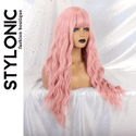 Stylonic Fashion Boutique Synthetic Wig Long Pink Wavy Wig Long Pink Wavy Wig - Stylonic Wigs