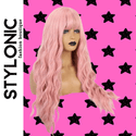Stylonic Fashion Boutique Synthetic Wig Long Pink Wavy Wig Long Pink Wavy Wig - Stylonic Wigs