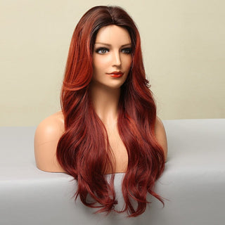 Stylonic Fashion Boutique Synthetic Wig Long Red Wig Wigs - Long Red Wig | Red Wigs | Stylonic Fashion Boutique