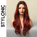 Stylonic Fashion Boutique Synthetic Wig Long Red Wig Wigs - Long Red Wig | Red Wigs | Stylonic Fashion Boutique