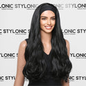 Stylonic Fashion Boutique Synthetic Wig HB017-1 Long Wavy Black Head Band Wig Long Wavy Black Head Band Wig - Stylonic Wigs