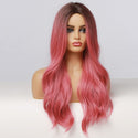Stylonic Fashion Boutique Synthetic Wig Long Wavy Pink Wig Long Wavy Pink Wig - Stylonic Wigs