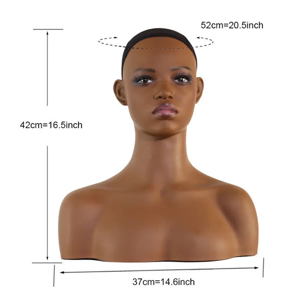 Stylonic Fashion Boutique Accessories Mannequin Head for Wigs