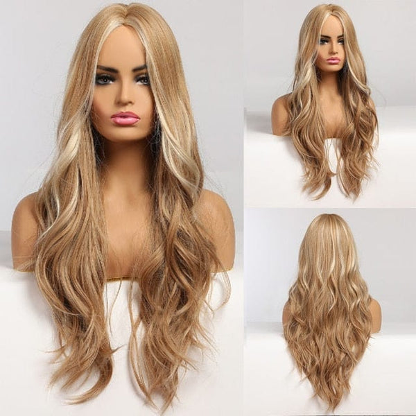 Stylonic Fashion Boutique Synthetic Wig Medium Blonde Wig Medium Blonde Wig - Stylonic Wigs