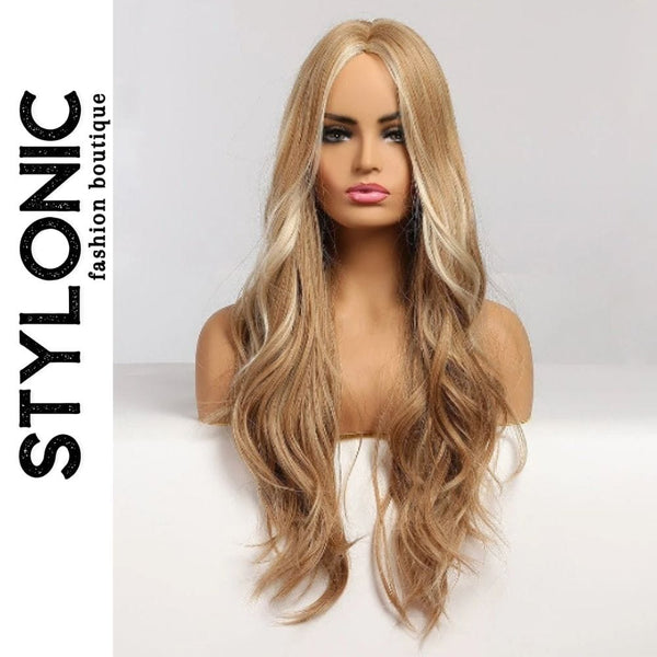 Stylonic Fashion Boutique Synthetic Wig Medium Blonde Wig Medium Blonde Wig - Stylonic Wigs