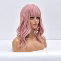 Stylonic Fashion Boutique Synthetic Wig Medium Length Pastel Pink Wig Pastel Pink Wig - Stylonic Wigs