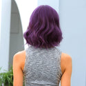 Stylonic Fashion Boutique Synthetic Wig Medium Purple Wig with Bangs Medium Purple Wig with Bangs - Stylonic Wigs