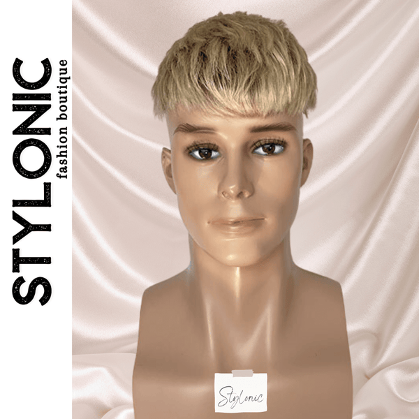 Stylonic Fashion Boutique Toupee Men's Blonde Hair Toupee Men's Blonde Hair Toupee | Men's Wigs | Stylonic Fashion Boutique