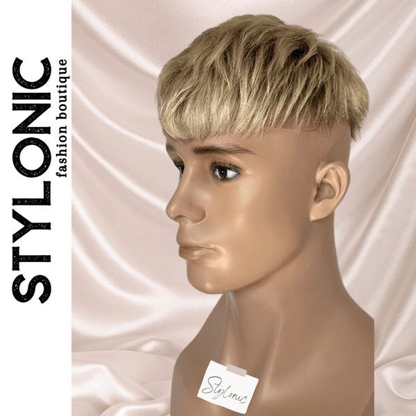 Stylonic Fashion Boutique Toupee Men's Blonde Hair Toupee Men's Blonde Hair Toupee | Men's Wigs | Stylonic Fashion Boutique
