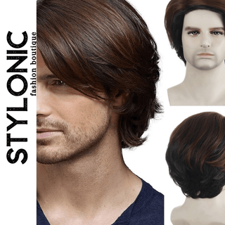 Stylonic Fashion Boutique Synthetic Wig Men's Brown Wig Men's Wigs | Men's Brown Wig - Stylonic Fashion Boutique