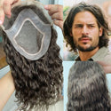 Stylonic Fashion Boutique Toupee Men's Toupee Light Brown Human Hair Piece Men's Toupee Light Brown Human Hair Piece - Stylonic Wigs