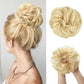 Bleach Blonde Messy Hair Bun