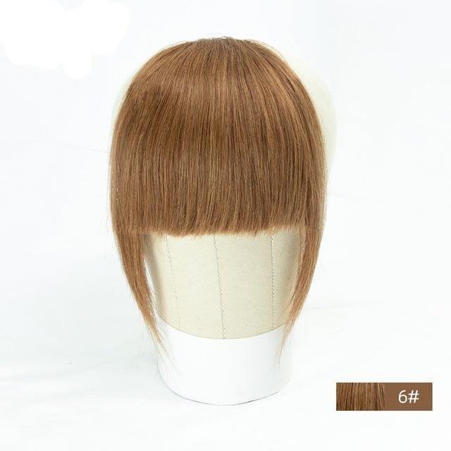 Honey Blonde Clip On Bangs