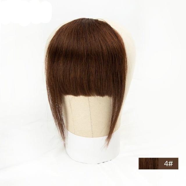 Light Brown Clip On Bangs