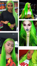 Bright Green Wigs