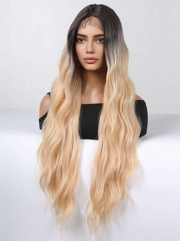 Blonde Wig Dark Roots