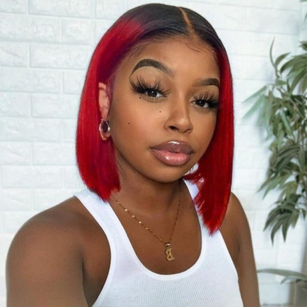 Stylonic Fashion Boutique Lace Front Synthetic Wig Ombre Red Wig Wigs - Ombre Red Wig | Red Wigs | Stylonic Fashion Boutique