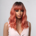 Stylonic Fashion Boutique Synthetic Wig Orange Pink Wig  Orange Pink Wig - Stylonic Wigs