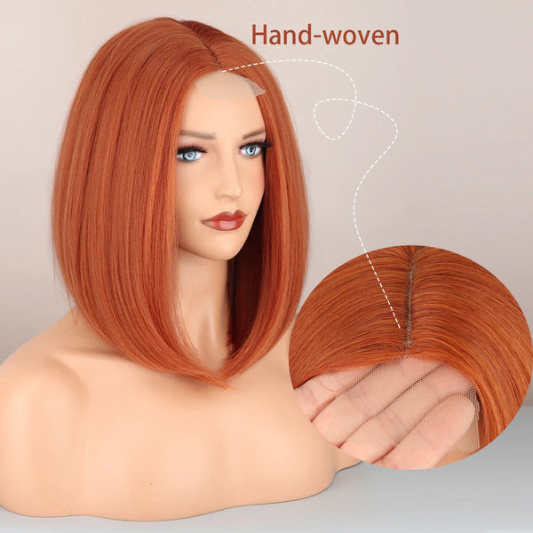 Stylonic Fashion Boutique Synthetic Wig Orange Wigs Orange Wigs - Stylonic Premium Wigs