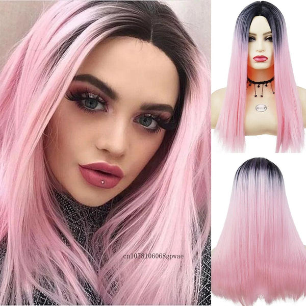 Ombre Pink Wig