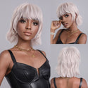 Stylonic Fashion Boutique Synthetic Wig Pastel Silver Pixie Wig Pastel Pink Pixie Wig - Stylonic Wigs