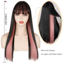 Stylonic Fashion Boutique Synthetic Wig Pink and Black Wig Pink and Black Wig - Stylonic Wigs
