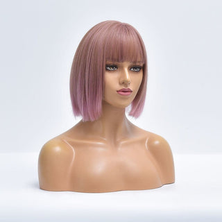 Stylonic Fashion Boutique Synthetic Wig Pink Bob Wig  Pink Bob Wig - Stylonic Wigs