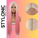 Stylonic Fashion Boutique Lace Front Synthetic Wig Pink Ombre Hair Wig Pink Ombre Hair Wig - Stylonic Wigs