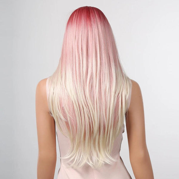 Blonde and Pink WIg