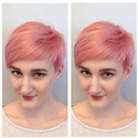 Stylonic Fashion Boutique Synthetic Wig Pink Short Wig Pink Wig Short - Stylonic Premium Wigs