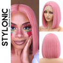 Stylonic Fashion Boutique LACE011-3 Pink Wig Bob