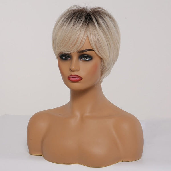 Stylonic Fashion Boutique Synthetic Wig Pixie Ash Blonde Wig Pixie Ash Blonde Wig - Stylonic Wigs